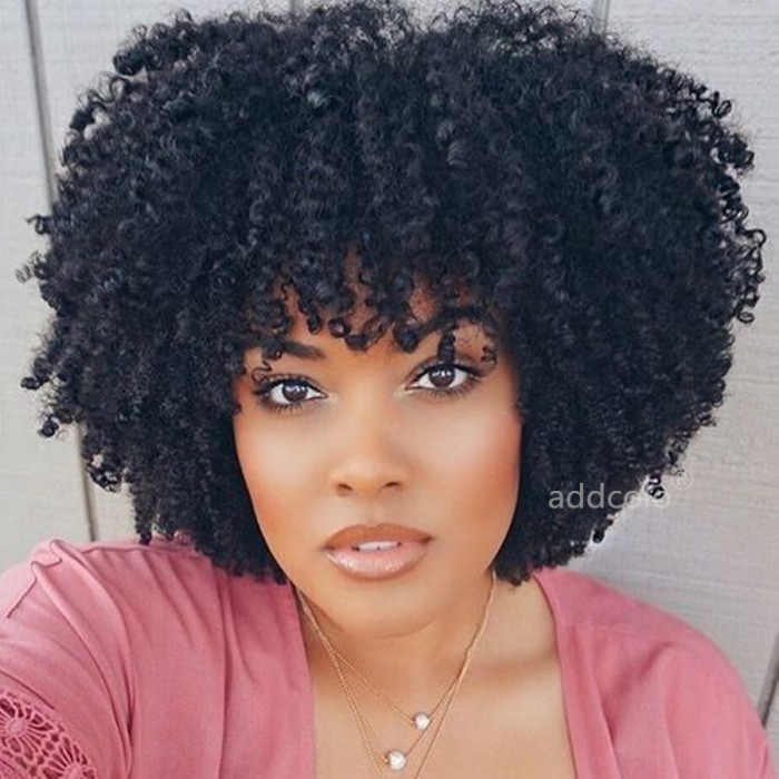 Afro Kinky Curly Lace Front Wig Brazilian Human Hair Wigs For